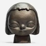 Roby Dwi Antono, Kira (Burnished Gold), 2021, patinated bronze