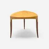 Thomas Hucker, Yasmine table, 1993, bird's-eye maple, mahogany