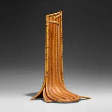 Honma Hideaki, Graceful, 1996, nemagaridake, madake bamboo, rattan