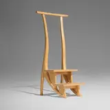 Jere Osgood, Library ladder, 1991, curly maple