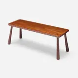 Richard Scott Newman, Bench, 2001, walnut