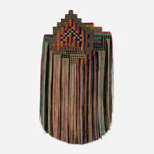 Diane Itter, Temple Interior, 1983, hand-knotted linen
