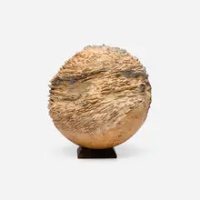 Christophe Nancey, Untitled, c. 2005, pine, silver inlay