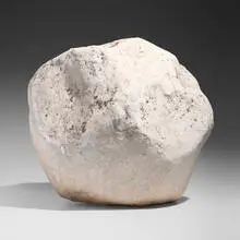 Grace Knowlton, Untitled Sphere, 1985-86, Design Cast (glass fiber reinforced concrete) over metal structure, graphite