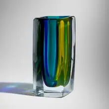 Fulvio Bianconi, Fiji vase, 1998 / 2003, cased glass