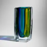 Fulvio Bianconi, Fiji vase, 1998 / 2003, cased glass