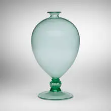 Veronese vase by Vittorio Zecchin, c. 1925 / 1995, transparent glass, sold Jan 2026
