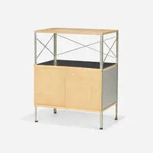 ESU 250-N by Charles and Ray Eames, birch plywood, zinc-plated steel, molded plywood, laminate, sold Jan 2026