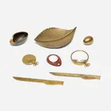 Carl Auböck, Collection of eight tabletop accessories