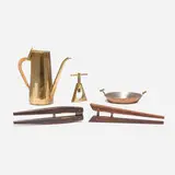 Carl Auböck, Collection of five tabletop accessories