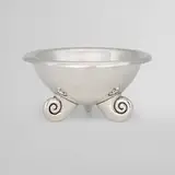 William Philip Spratling, Conch footed bowl, c. 1940-44, silver