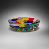 Murano, Bowl, internally decorated glass