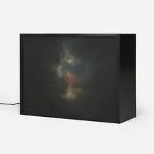 Earl Reiback, Lumia lamp, 1968, laminate, plastic