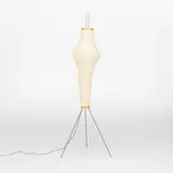 Isamu Noguchi, Akari light sculpture, model 14A, washi paper, bamboo, enameled steel