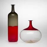 Bolle vases, set of two by Tapio Wirkkala, 2004, 2008, glass, sold Jan 2026