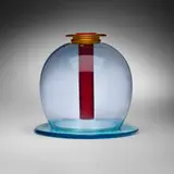 Prototype Medusa vase by Ettore Sottsass, 1997, glass, sold Jan 2026