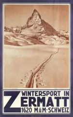 Jean Gaberell-Thalwil, WINTERSPORT IN ZERMATT