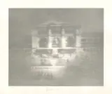 Gerhard Richter, Bahnhof (Hannover), 1967, Offset in Grautönen auf weißem, leicht granuliertem Halbkarton