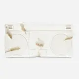Daniel Arsham, Future Relic 08 (Boombox), 2017, cast plaster, glass