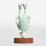 James Jean, Descendent, 2019, polystone, mirror, wood