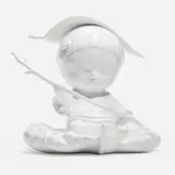 Mark Santos, Adrift, 2022, painted marble