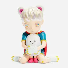Hikari Shimoda, Lonely Hero and Obake, 2019, polystone