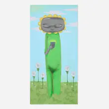 Hebru Brantley, Untitled, 2020, acrylic and pastel on canvas