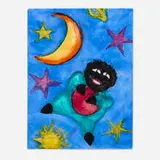 Betye Saar, Floating Doll with Ball in the Galaxy