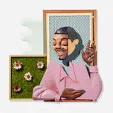 Dada Khanyisa, Summertime Vices, 2022, mixed media and hand-carved wood