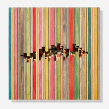 Haroshi, A Study of Pain, 2015, found skateboard decks
