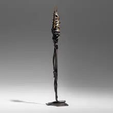 Albert Paley, Table Lamp, 1992, forged and fabricated steel