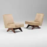Pierre Jeanneret, Lounge chairs from Punjab University, Chandigarh, pair