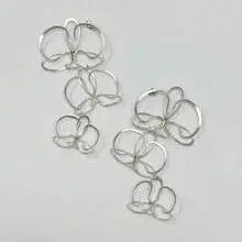 Phalaenopsis Inauris by Meg Wachs, 2025, argentium silver, sold May 2025