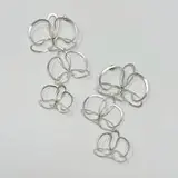 Meg Wachs, Phalaenopsis Inauris, 2025, argentium silver