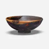 Bowl by Toshiko Takaezu, glazed porcelain, sold Apr 2025