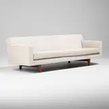 Edward Wormley, Sofa, model 133, c. 1955, upholstery, walnut