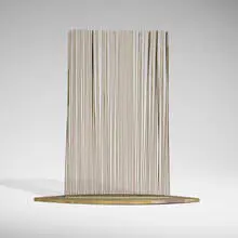 Sounding Sculpture (B1508) by Val Bertoia, beryllium copper, brass, sold Jan 2026