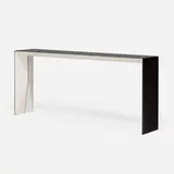 Holly Hunt, Brimstone Console, c. 2010, lacquered steel, oak