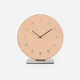 Gilbert Rohde, Table clock, model 4083A, 1933, mirrored glass, steel