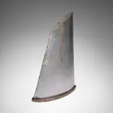 Philolaos, Model for a monumental sculpture in Larissa, Greece, 1991, stainless steel, steel