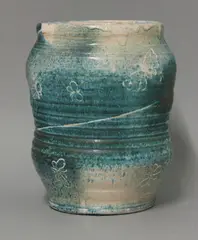 A pottery vase by Quentin Bell, Untitled