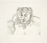 Lucian Freud, Head and Shoulders, 1982, Radierung auf Velin