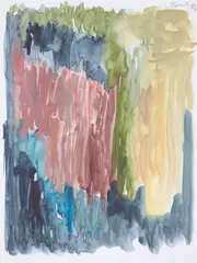 Günther Förg, Ohne Titel, 2006, Aquarell auf dünnem Papier