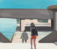 Eberhard Havekost, STADT I, 1996, Öl auf Leinwand