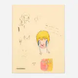 Javier Calleja, What?, 2019, acrylic, colored pencil, graphite and pastel on paper