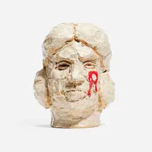 Raven Halfmoon, Hey'en II (Daughter-Caddo), 2022, glazed stoneware