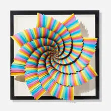 Jen Stark, Vortex, 2013, paper