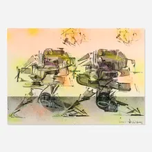 Taku Obata, Untitled, 2020, mixed media on paper