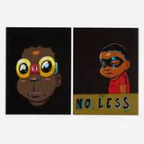 Hebru Brantley, No More / No Less (diptych)