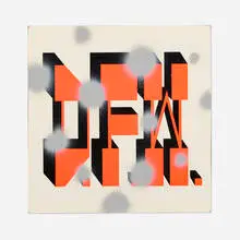 Barry McGee, Untitled (DFW), 2016, acrylic, latex, spray paint on panel